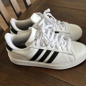 Adidas White and Black Sneakers